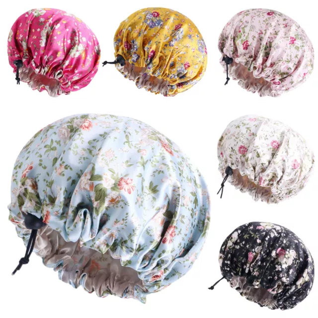 Child Kids Girls Satin Night Sleep Cap Turban Hijab Hat Hair Care Bonnet Cover