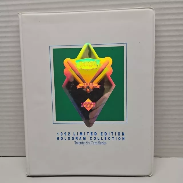 1992 Upper Deck - Denny's Baseball Limited Edition Hologram Collection  26 Cards