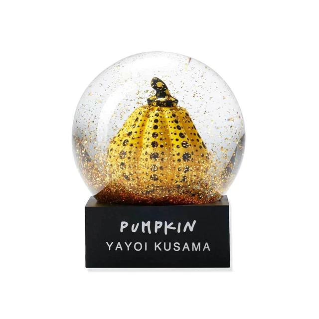 Yayoi Kusama Snow Dome Globe Pumpkin Yellow Color Moma Design From Japan New