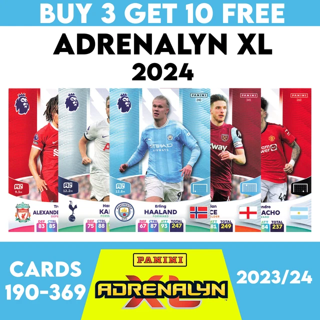 Adrenalyn Xl 2024 Premier League Panini 2023-2024 2023/24 Base Cards #190 - #369