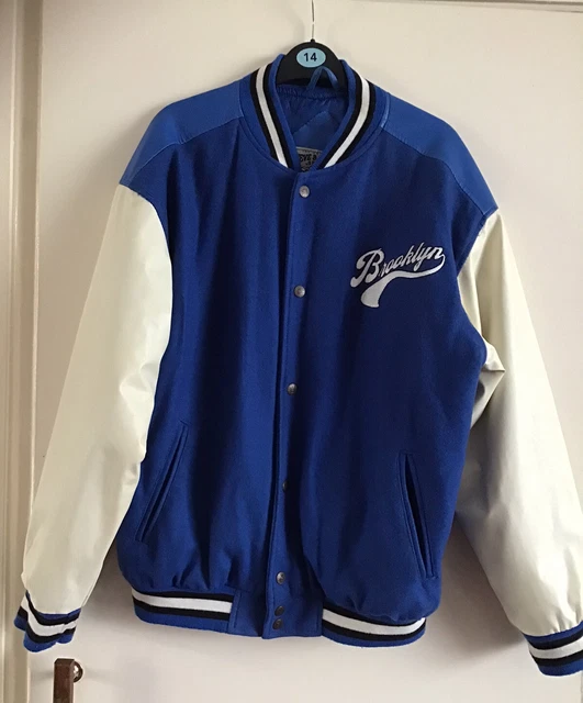 Faux Leather  Brooklyn Varsity Jacket Steve And Barrys.