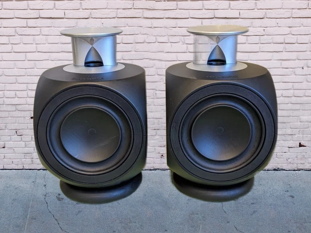 BANG AND OLUFSEN Beolab 3 Active Speaker Black (Pair) with O-Ring base ...