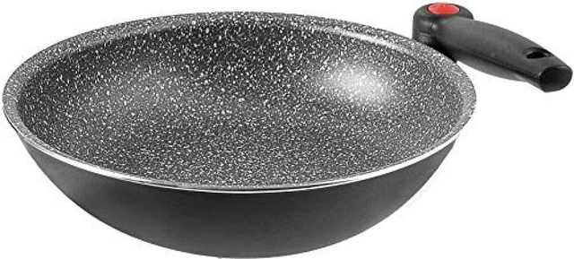 BRUNNER Alu Pentole Padella Wok Pirate Wok Pan  ˜ 28  cm - NUOVO