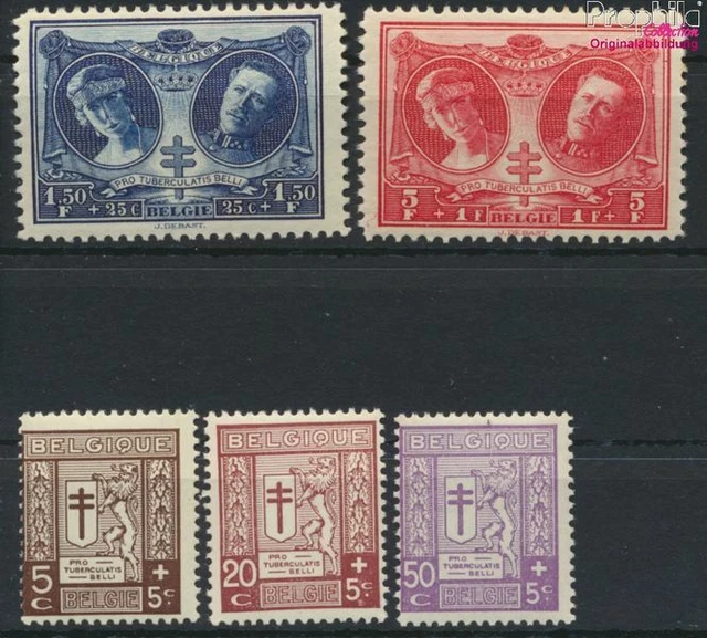 Belgique 218-222 (complète edition) neuf avec gomme originale 1926 la (9723427