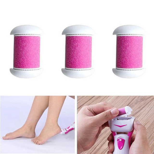 Herramienta de reemplazo de amoladora de pies exfoliante de rodillo exfoliante de eliminación de piel muerta para pies 10 un.