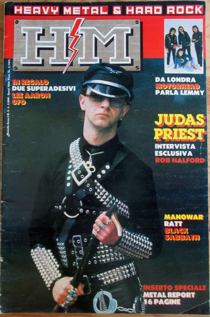 HM 5 1986 Judas Priest Motörhead Manowar Ratt Exciter Laaz Rockit Van Halen