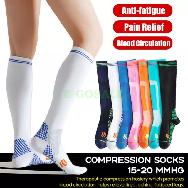 Best Medias Calcetines De Compresion Para Hombres Y Mujeres 20-30 Mmhg UK NEW