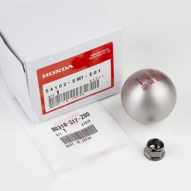 GENUINE OEM HONDA Type R Shift Knob & Bolt 54102SMTE01, 90310ST7