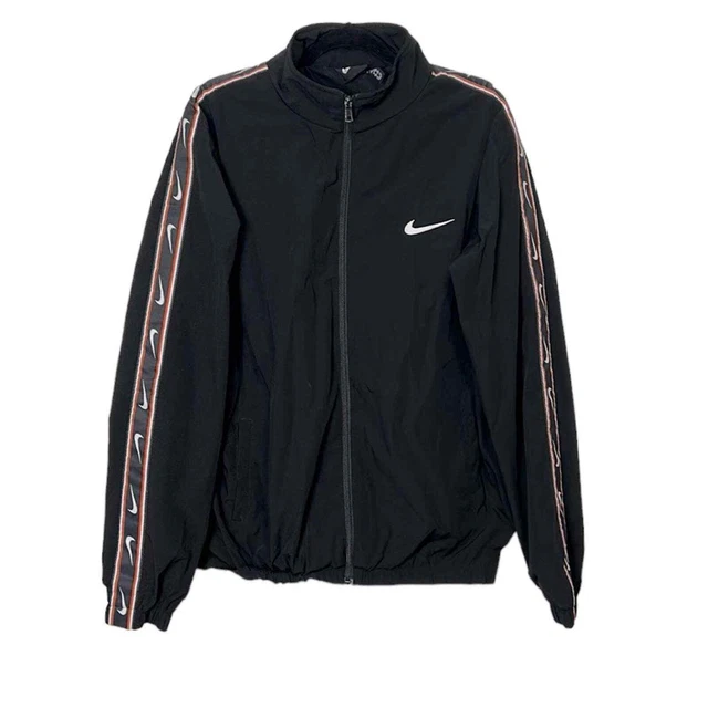 Nike Men’s Vintage Full Zip Windbreaker Black size 2XL