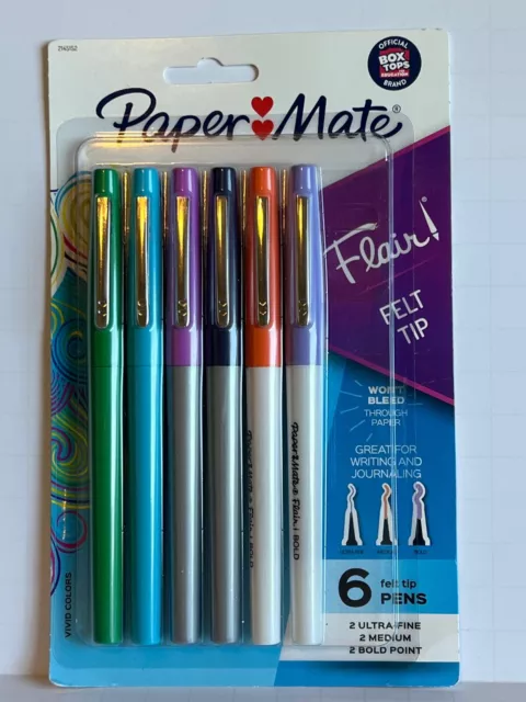 Paper Mate Flair Felt Tip Pens, Med 0.7mm, Tropical Vacation