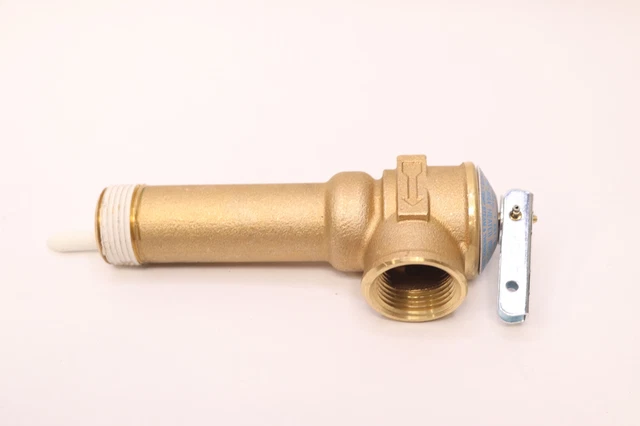 Cash Acme Temperature and Pressure Relief Valve Brass 3/4" NCLX-A
