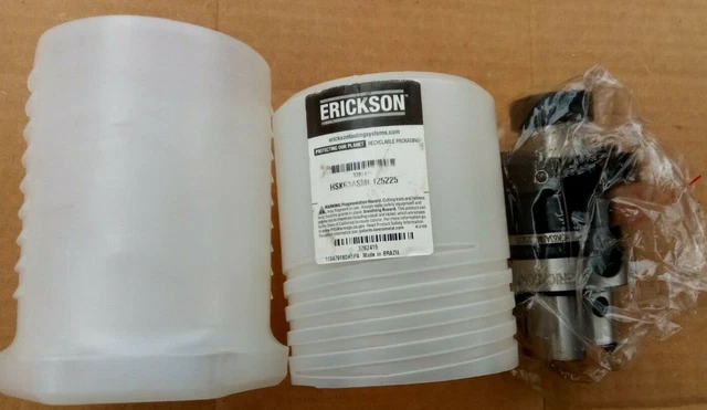 Erickson 3762415 HSK 1-1/4" Shell Mill Adapter HSK63ASMC125225 NIB