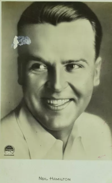 1930's RPPC Neil Hamilton Movie Star Dutch Real Photo Postcard P107