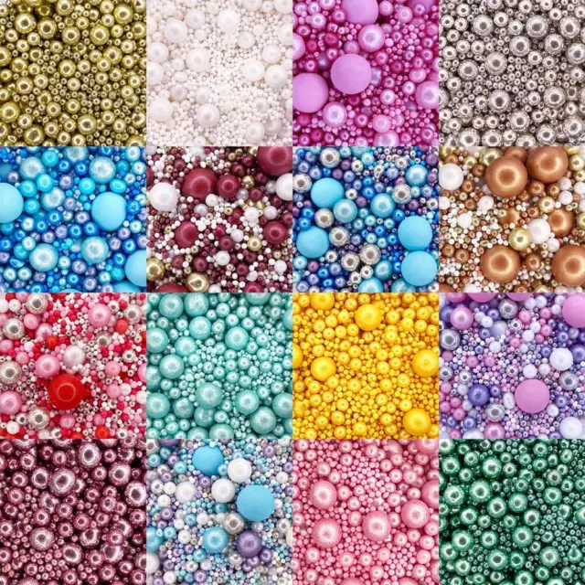 A Pinch Of - Pearls Mix - Cake Sprinkles / Toppers - 30g Edible Shimmer Balls