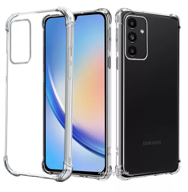 For Samsung Galaxy A55 A25 A15 A35 A05S A14 A34 A54 Case Shockproof Clear Cover