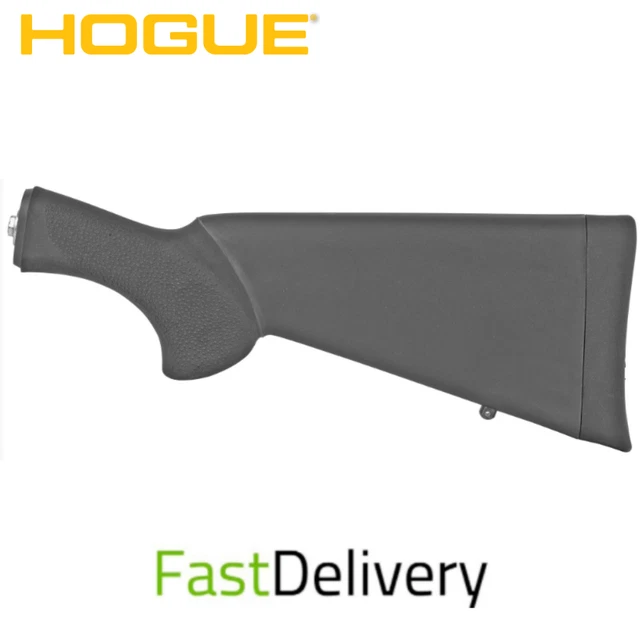 Hogue Soft Rubber Overmolded Shotgun Stock for Remington 870, Black, Ships Fast!