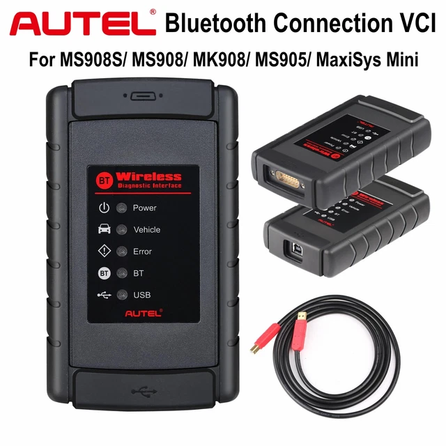 Autel VCI Bluetooth Adapter Wireless Diagnostic Interface For MS908S MK908 MS905