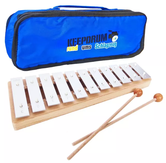 Sonor GP Kinder Glockenspiel Sopran + Tasche Blau