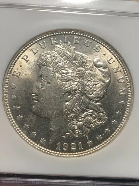 1921 $1 Morgan Silver Dollar Usa Ngc Ms61!