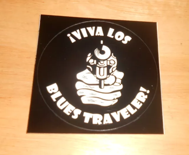 Viva Los Blues Traveler! Bastardos! Sticker Original Promo (circle) 3“ RARE