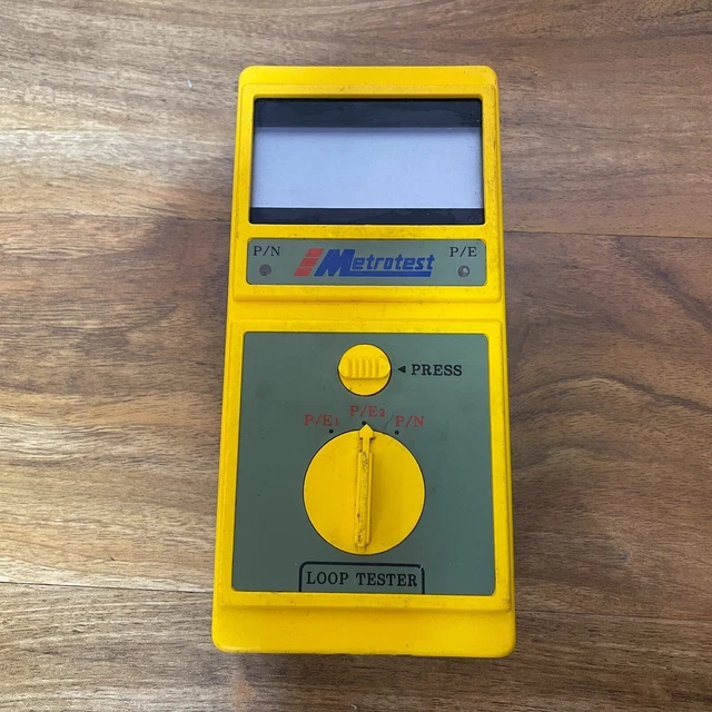 Edgcumbe Metrotest Tester loop PSC serie 16L serie 16/Terra