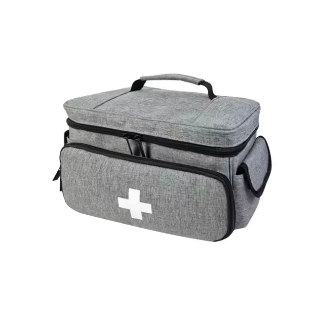 Versatile First Aid Bag 11.42x7.68x6.89inch Multiple Pockets