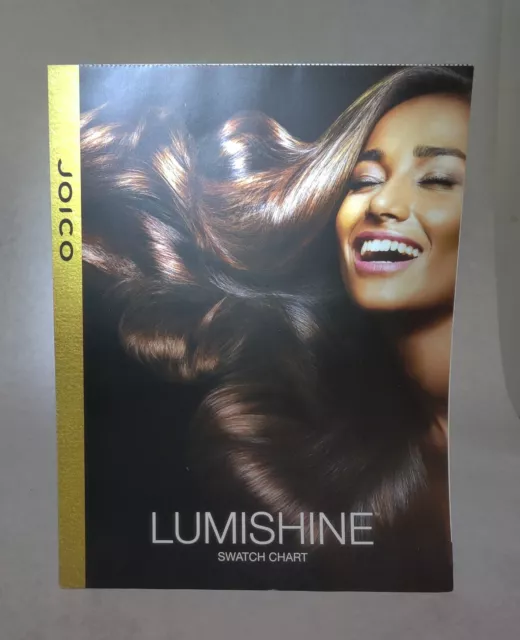 🌟 Joico Lumishine Professional Color Hair Paper SWATCH CHART 🌟