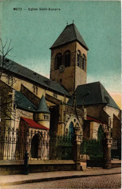 CPA Lorraine Moselle METZ Église St-Eucaire (984472)