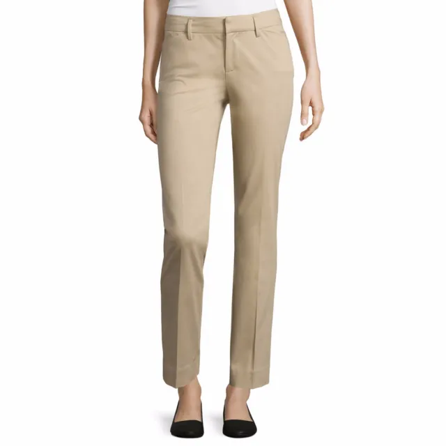 Women's Stylus Crossover Ankle Pants Color: Biscotti, Size: 14 Petite ()