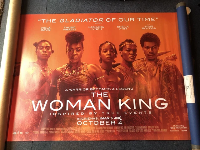 THE WOMAN KING [ Original Cinema Poster Quad Double Sided] £12.00 ...