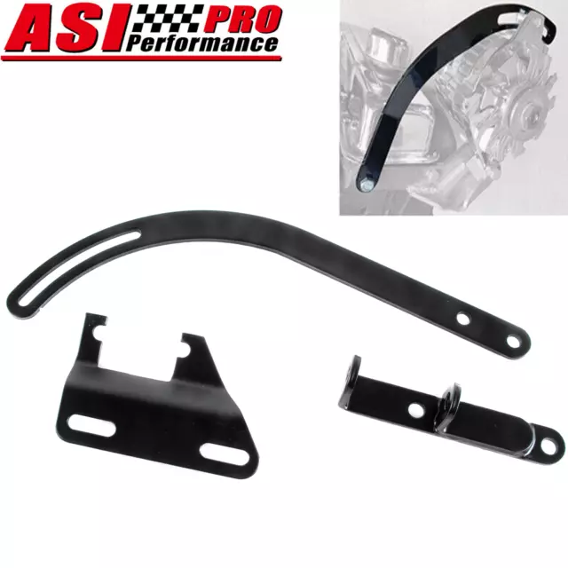 For Small Block Chevy SWP Alternator Bracket SBC 283 305 327 Short Water Pump