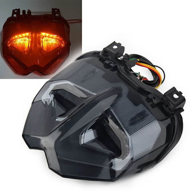 Frecce Posteriori LED Per E-scooter Con Fanale, Ricarica USB E Telecomando, Luce Rossa/gialla, ABS Nero