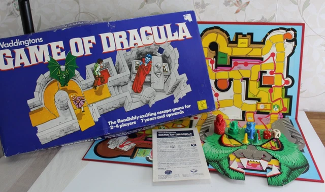 VINTAGE WADDINGTONS GAME of Dracula Board Game (1977) – Complete £28.41 ...