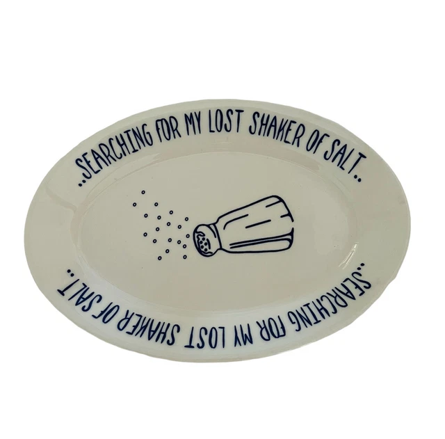 Jimmy Buffet China Serving Platter Oval Margaritaville Lost Shaker Of Salt USA Jimmy Buffet China Serving Platter Oval Margaritaville Lost Shaker Of Salt USA