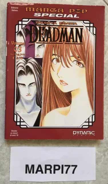 Deadman di Tatsuya Egawa volume 3, manga Dynamic