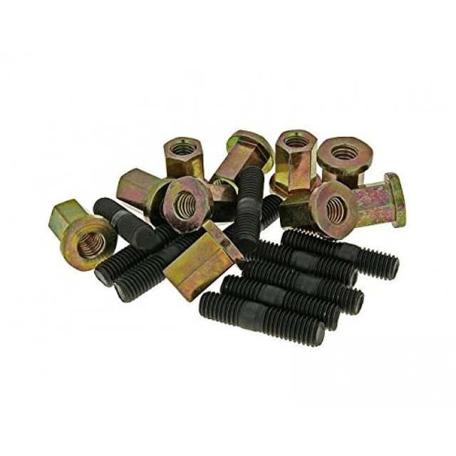 auslass borchie set NARAKU, M8 x M8, 10 pezzi, include Madre - NUOVO
