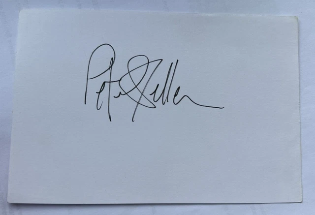 Peter  Skellern  -  British   Singer   -  Autograph