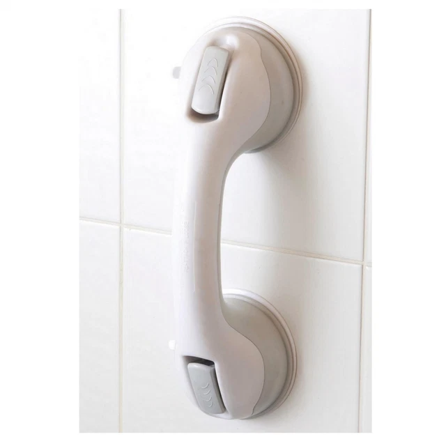 Drive 12'' (30cm) Suction Cup Grab Bar White Wall Hand Rail