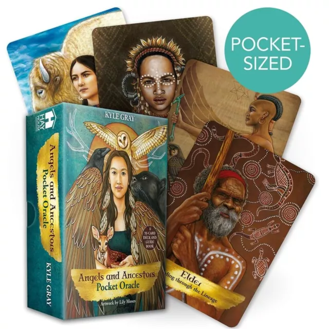 Angels and Ancestors Pocket Oracle: A 55-Card Deck and Guidebook Cards