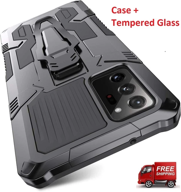 Galaxy Note 20 Ultra Case,Military Grade with Stand, Belt Clip, Magnetic Support