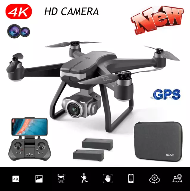 4DRC F11 New RC Drone  4K HD Camera GPS WIFI FPV Foldable Quadcopter Brushless