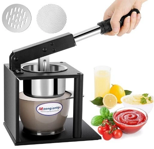 Potato Ricer Masher with 2 Interchangeable Discs Hand Food Press