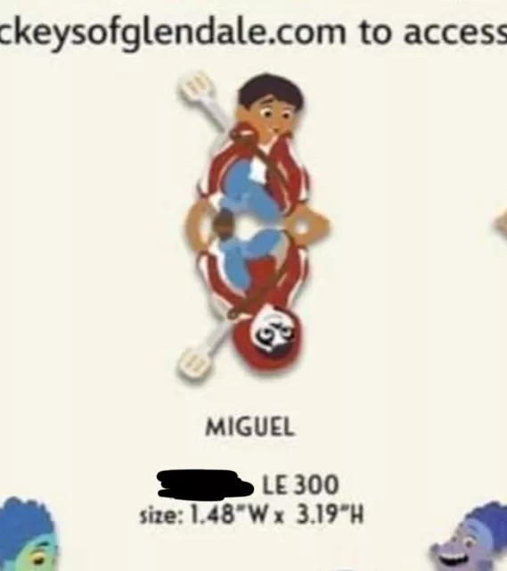 Preorder: Disney MOG WDI LE 300 Reflections Pin Miguel Coco Pin