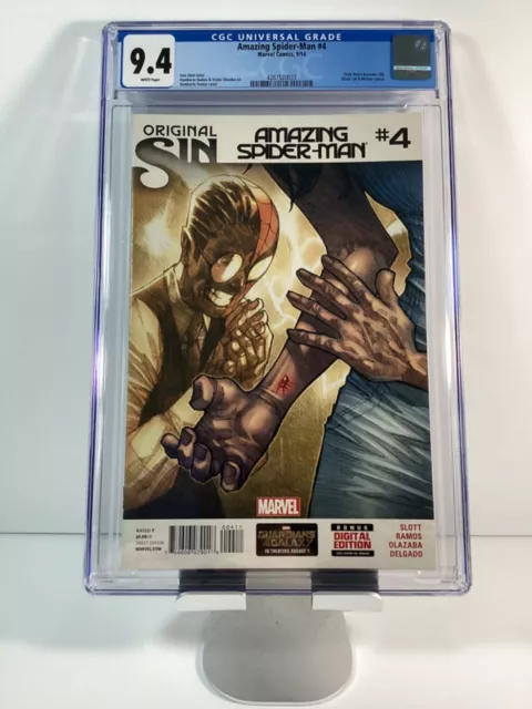 AMAZING SPIDER-MAN #4A CGC 9.4 W/P🥇1st FULL APP OF SILK🥇🎥AMAZON TV SERIES🎥