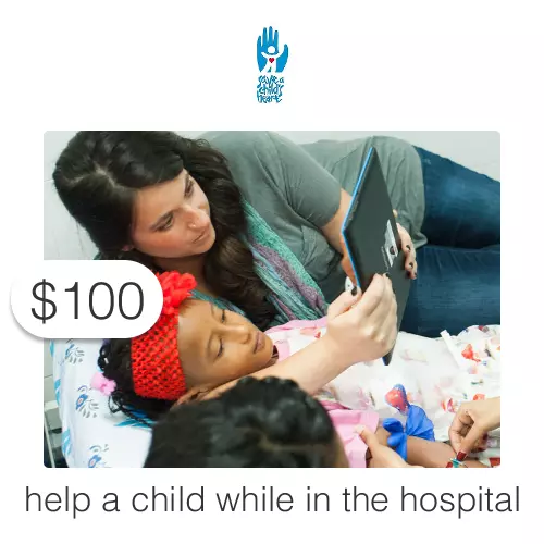 $100 Charitable Donation For: Learning Technology for the Hospital