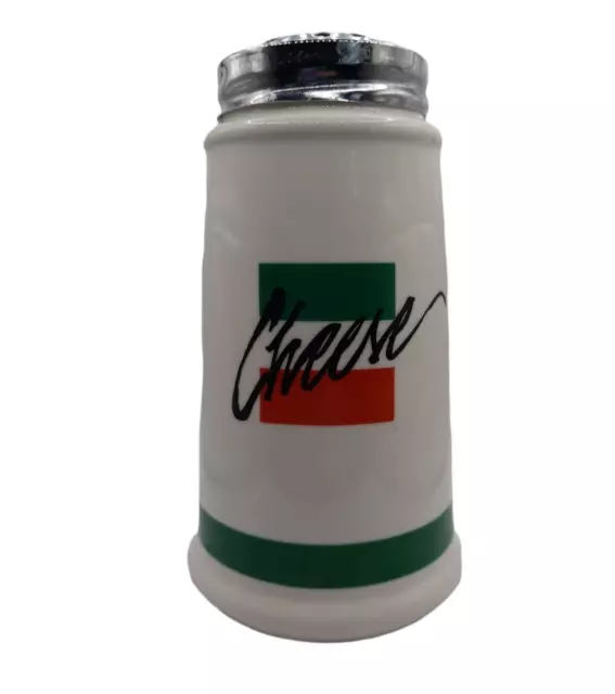 Vintage Italian Flag Ceramic Grated Parmesan Cheese Shaker