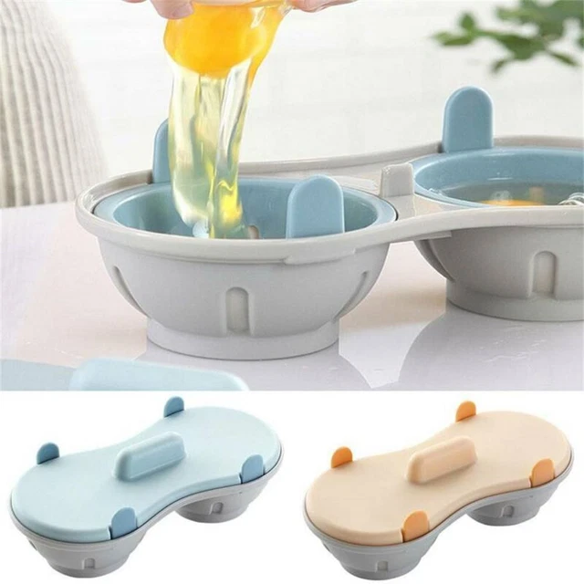 & Gadgets Mikrowellen-Dampfer Eier Wilderer Eier kocher Doppelte Tasse