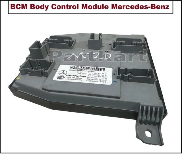MODULE DE COMMANDE de carrosserie Mercedes-Benz ECQ/W205 2018-2020 A205 ...