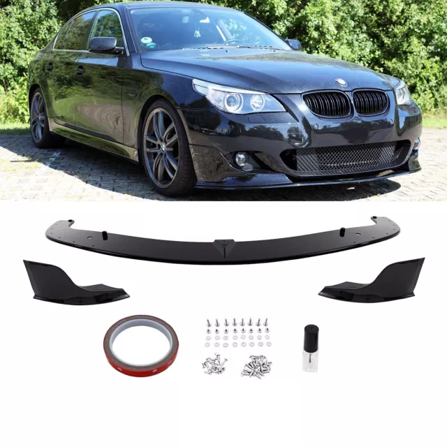 Spoiler Lèvre Sport-Performance Noir Brillant pour BMW E60 E61 Paquet M 03-10