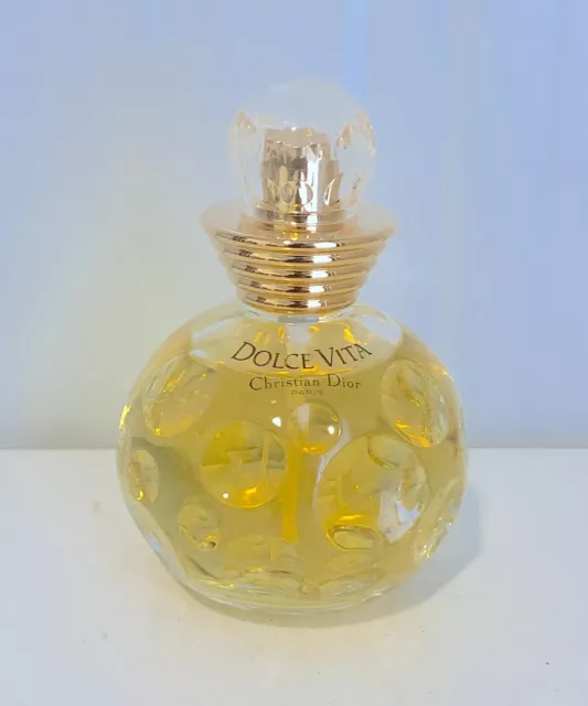 VINTAGE CHRISTIAN DIOR DOLCE VITA 100ml EAU DE TOILETTE SPRAY RARE FORMULA 1990s